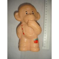 Игрушка резиновая обезьяна обезьянка СССР