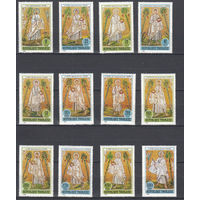 Религия. Того. 1984. 12 марок (полная серия). Michel N 1823-1832 (32,0 е).