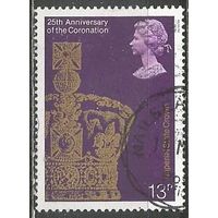 Британия. Королева Елизавета II. 25 лет на троне.1978г. Mi#768.
