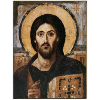 Отличная копия Иконы Христос Пантократор Синайский