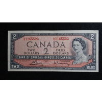 Канада, 2 доллар 1954(1972-73)г. #P76с