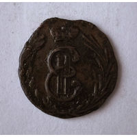 Полушка, Сибирь, 1772 год, КМ, XF, (Редкая, R1 по Биткину, 2 руб по Петрову).