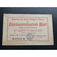 Германия  200 марок 1923