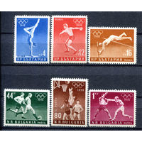 Болгария - 1956г. - Летние Олимпийские игры - полная серия, MNH [Mi 996-1001] - 6 марок