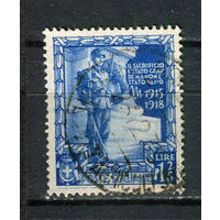 Королевство Италия - 1938 - Могила Неизвестного Солдата 1,25L - [Mi.610] - 1 марка. Гашеная.  (Лот 38Eu)-T5P4