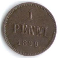 1 пенни 1899 год _состояние ХF