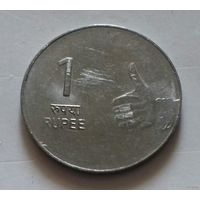 1 рупия, Индия 2009 г., точка