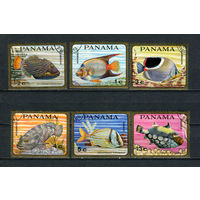 Панама - 1966 - Рыбки - [Mi. 1070-1075] - полная серия - 6 марок. Гашеные.  (Лот 66Fg)-T25P15