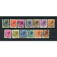 Италия - 1955-1968 - Стандарты. Скульптура Италия Туррита - 13 марок. Гашеные.  (Лот 15CC)