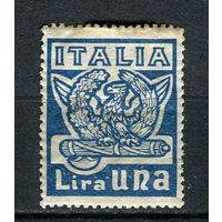 Королевство Италия - 1923 - Орел 1L - (есть тонкое место) - [Mi.180] - 1 марка. MH.  (Лот 33EP)-T2P4