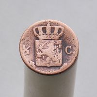 Нидерланды 1/2 цента 1843