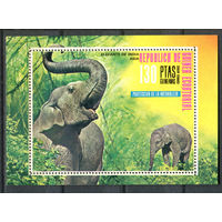 Экваториальная Гвинея - 1976г. - Слоны - полная серия, MNH [Mi bl. 238] - 1 блок