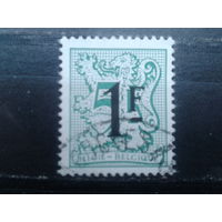 Бельгия 1982 Стандарт, надпечатка 1 франк на 5 франков