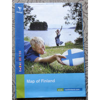 История путешествий: Финляндия. Туристическая карта.