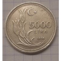 Турция 5 000 лир 1994г. km1025